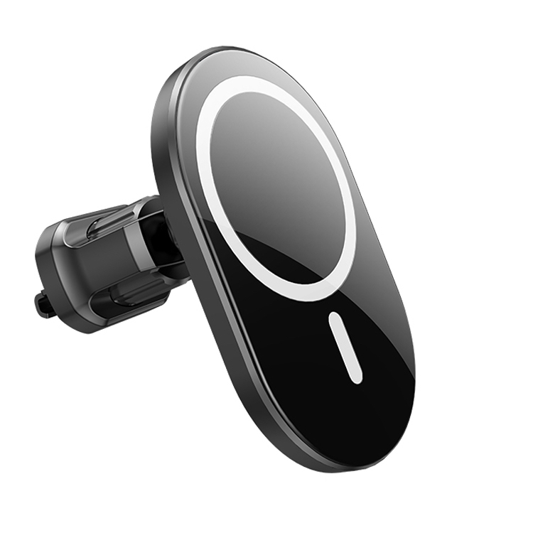 

Автодержатель с беспроводной зарядкой с MagSafe STR H16 (для iPhone 12 Series) - Black STR