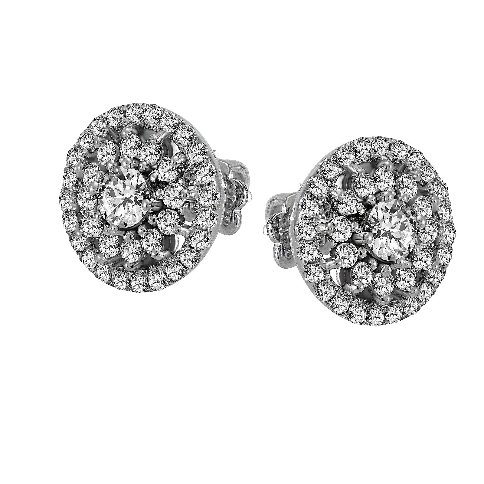 

Серьги из белого золота с бриллиантами 1723760