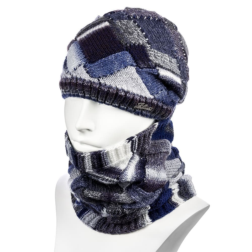 

Комплект женский (шапка+снуд) Hattson SHH-78  Синий, Комплект женский (шапка+снуд) Hattson SHH-78 One Size Синий