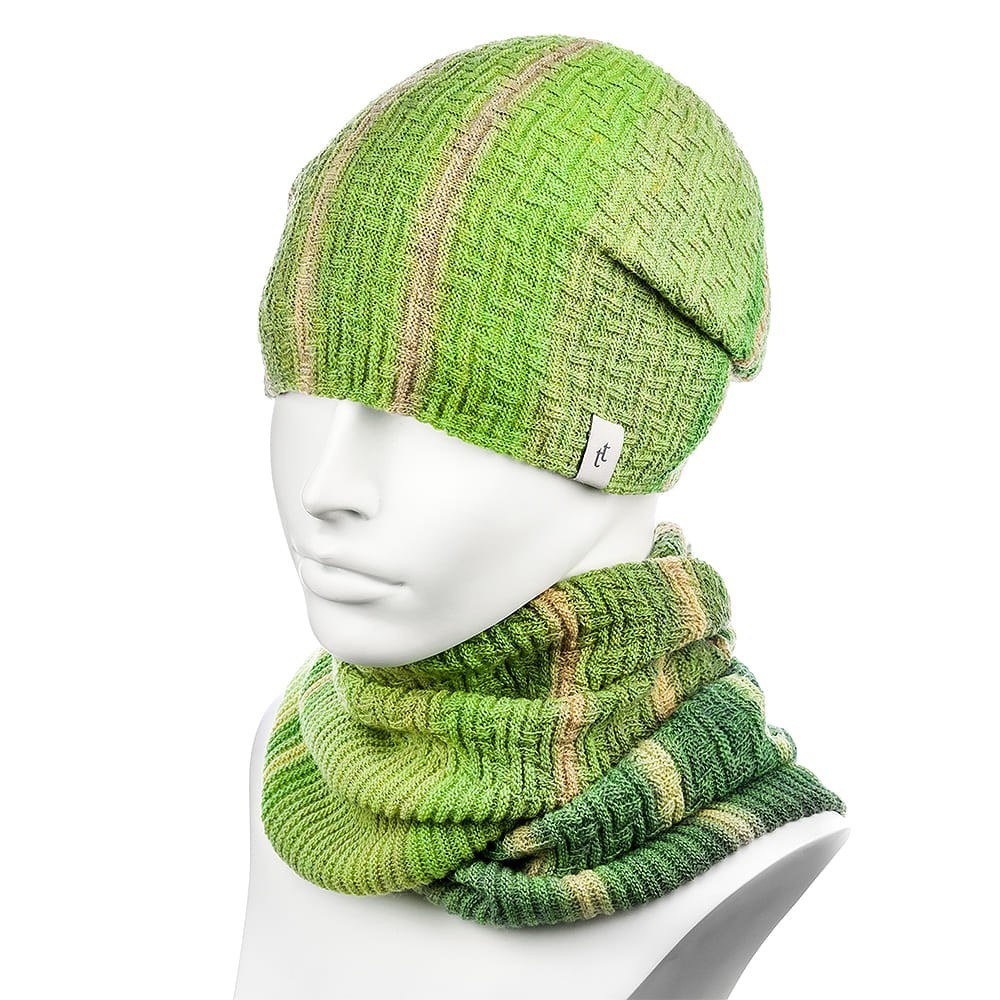 

Комплект женский (шапка+снуд) Hattson SHH-65  Зелёный, Комплект женский (шапка+снуд) Hattson SHH-65 One Size Зелёный