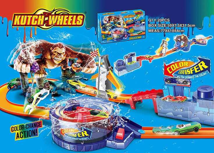 

Автотрек Атака Гориллы Kutch Wheels S 8845 машинка меняет цвет