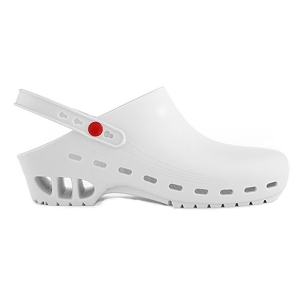 

Сабо анатомические профессиональные с ремешком Rosato RS40 Secur Strap Clogs Bianco белые р. 46-47