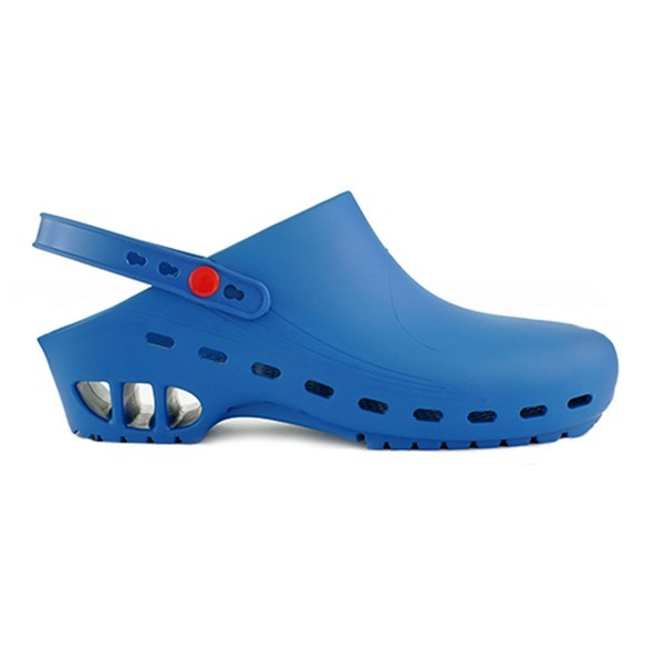 

Сабо анатомические профессиональные Rosato RS40 Secur Strap Clogs Blue синие с ремешком р. 42-43