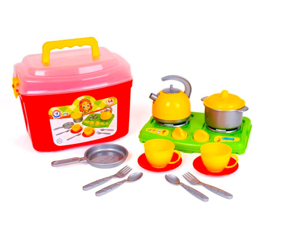 

Детская Кухня Игровой Набор С Посудки И Кухни 10 Технок (5934)