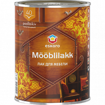 

Лак Eskaro Mööblilakk 40 0.9 л