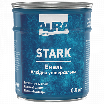 

Универсальная алкидная эмаль Aura Stark 2.8кг темно-зеленая