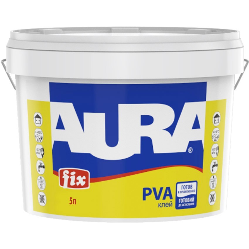 

Клей Aura Fix PVA 5 л