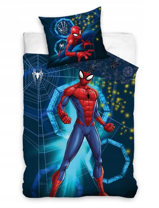 

Детское постельное белье Человек-Паук, Спайдермен 140 x 200 см, хлопок , двухстороннее (наволочка+пододеяльник) Оригинальная лицензия