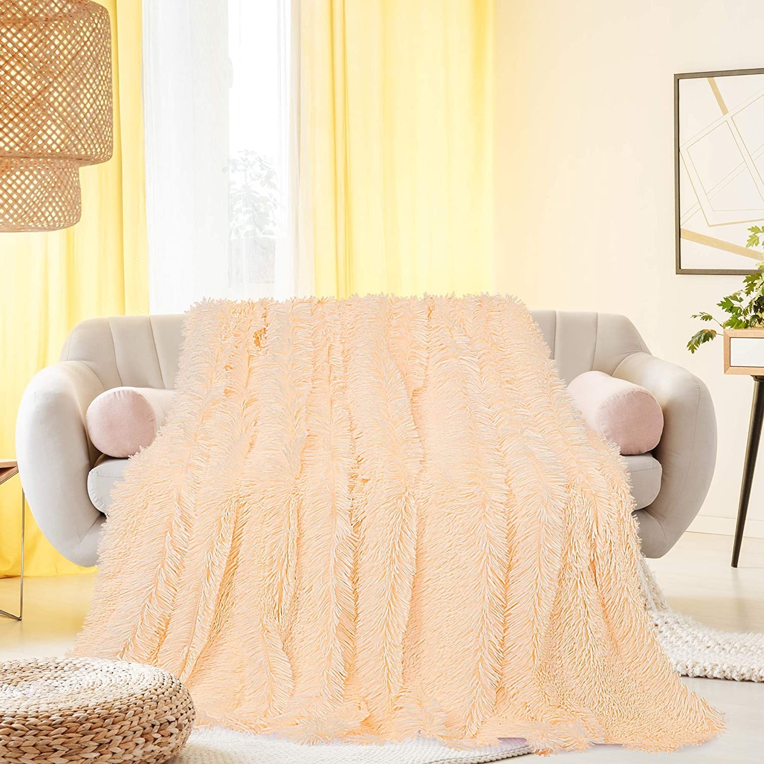 

Плед Лиша Травка Bamboo Fiber Blanket 200X220см Персиковый