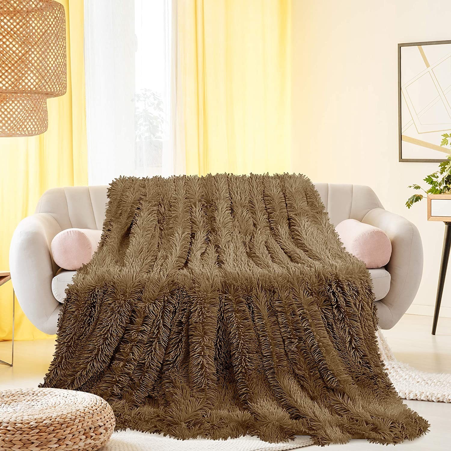 

Плед Лиша Травка Bamboo Fiber Blanket 200X220см Серо-коричневый