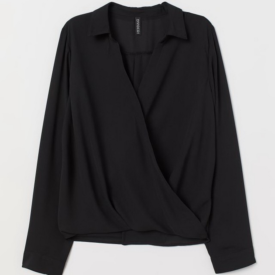 

Блузка H&M 0735763-9  Черная (СА2000001711705, Блузка H&M 0735763-9 34 Черная (СА2000001711705)