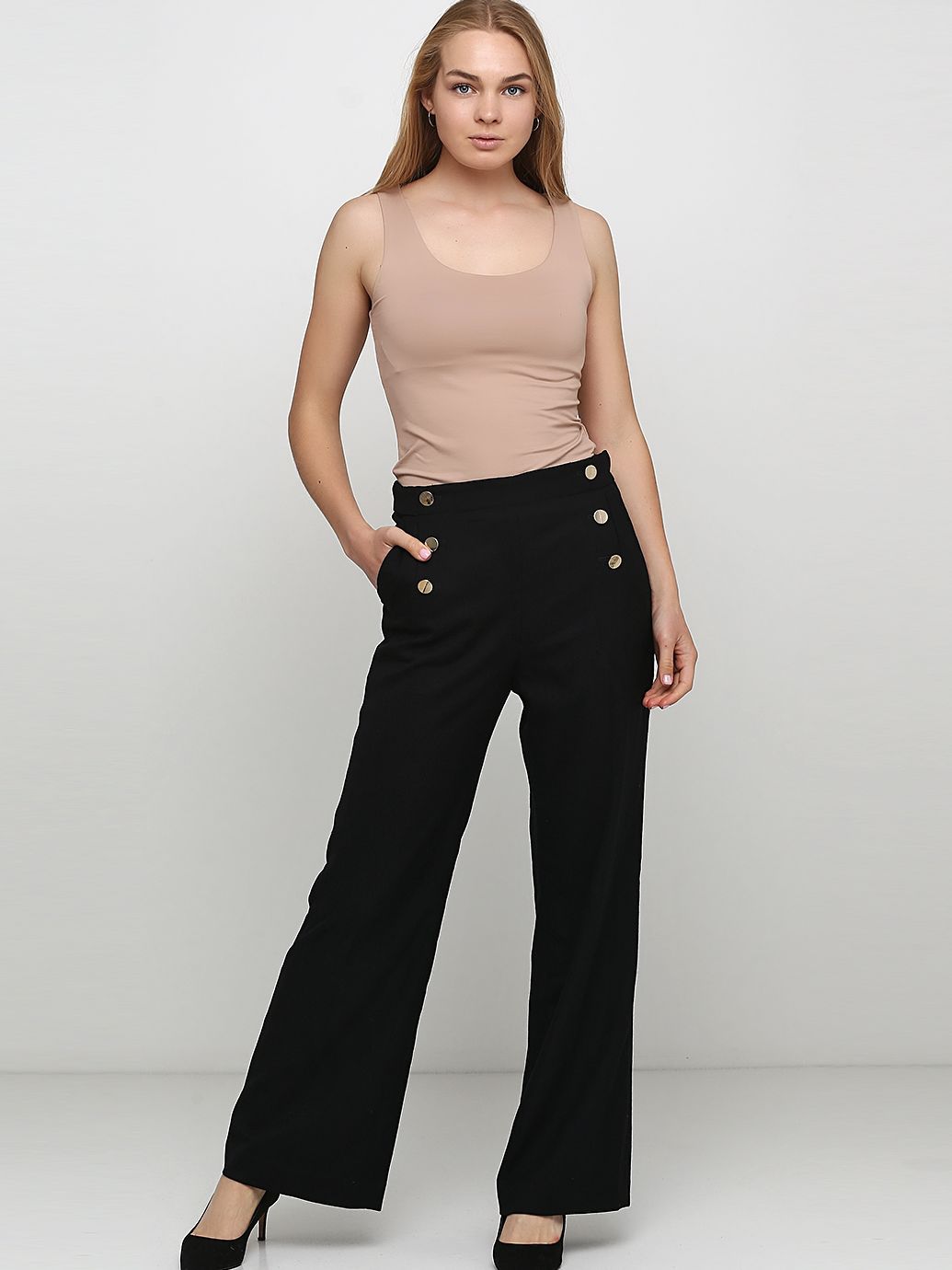 

Брюки H&M 0479826-5 32 Черные (СА2000001490174)