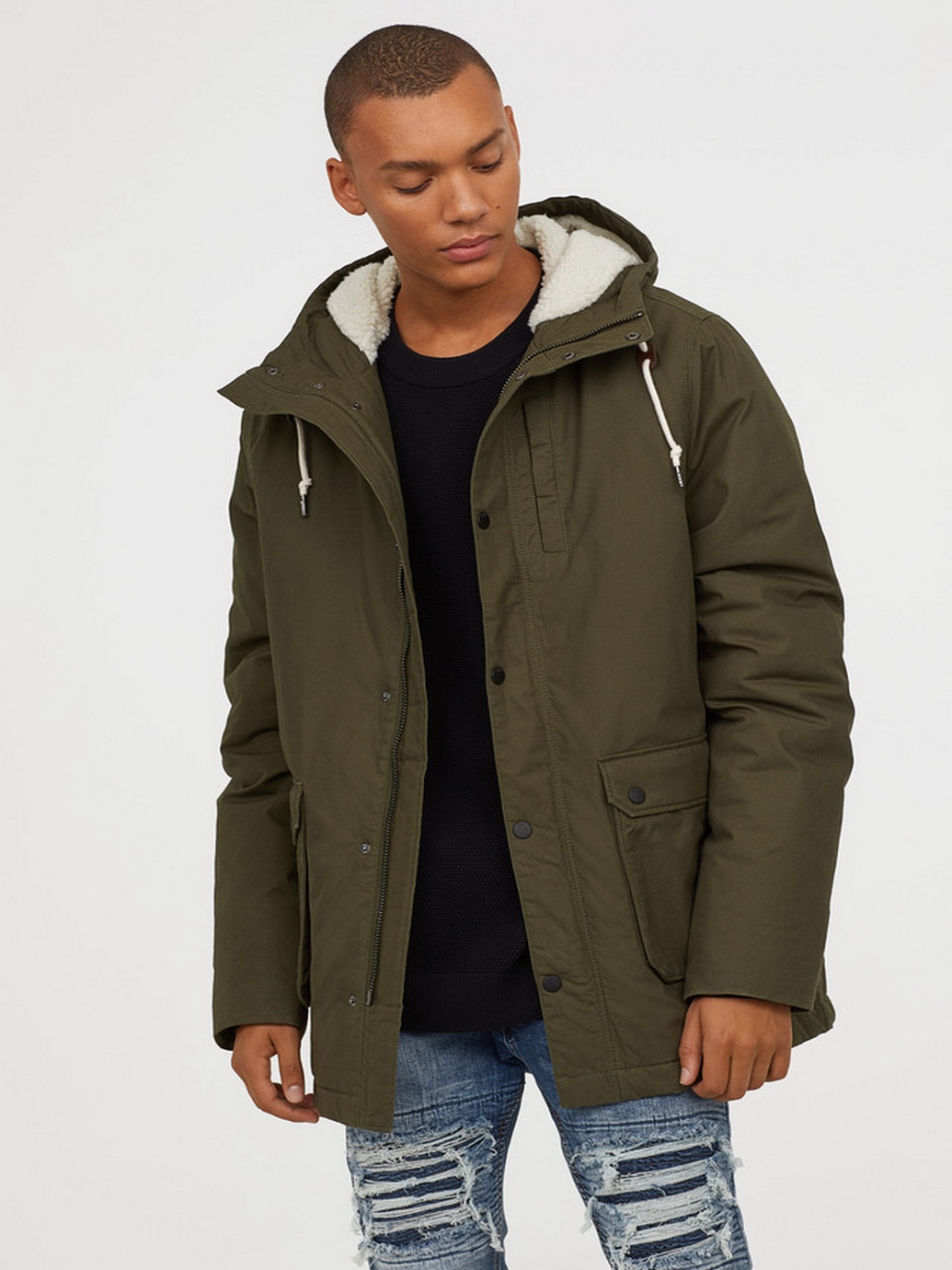

Парка H&M 06-0495884-011 M Хаки (СА2000001862742)