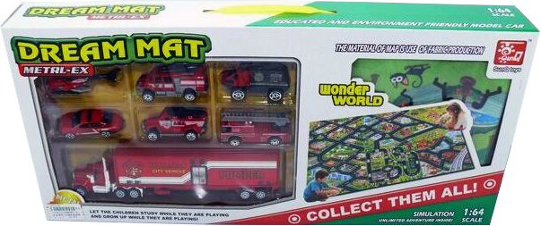 

Детский игровой коврик SunQ toys Пожарная станция SQ80667-4 80x60 см