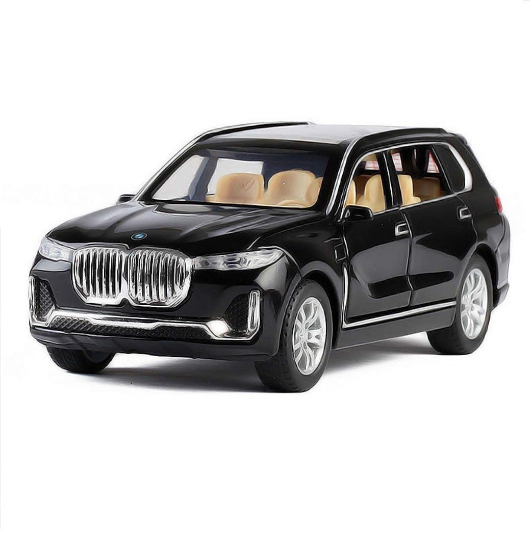 

Коллекционная машинка AutoExpert BMW X7 металлическая модель в масштабе 1:24 черная