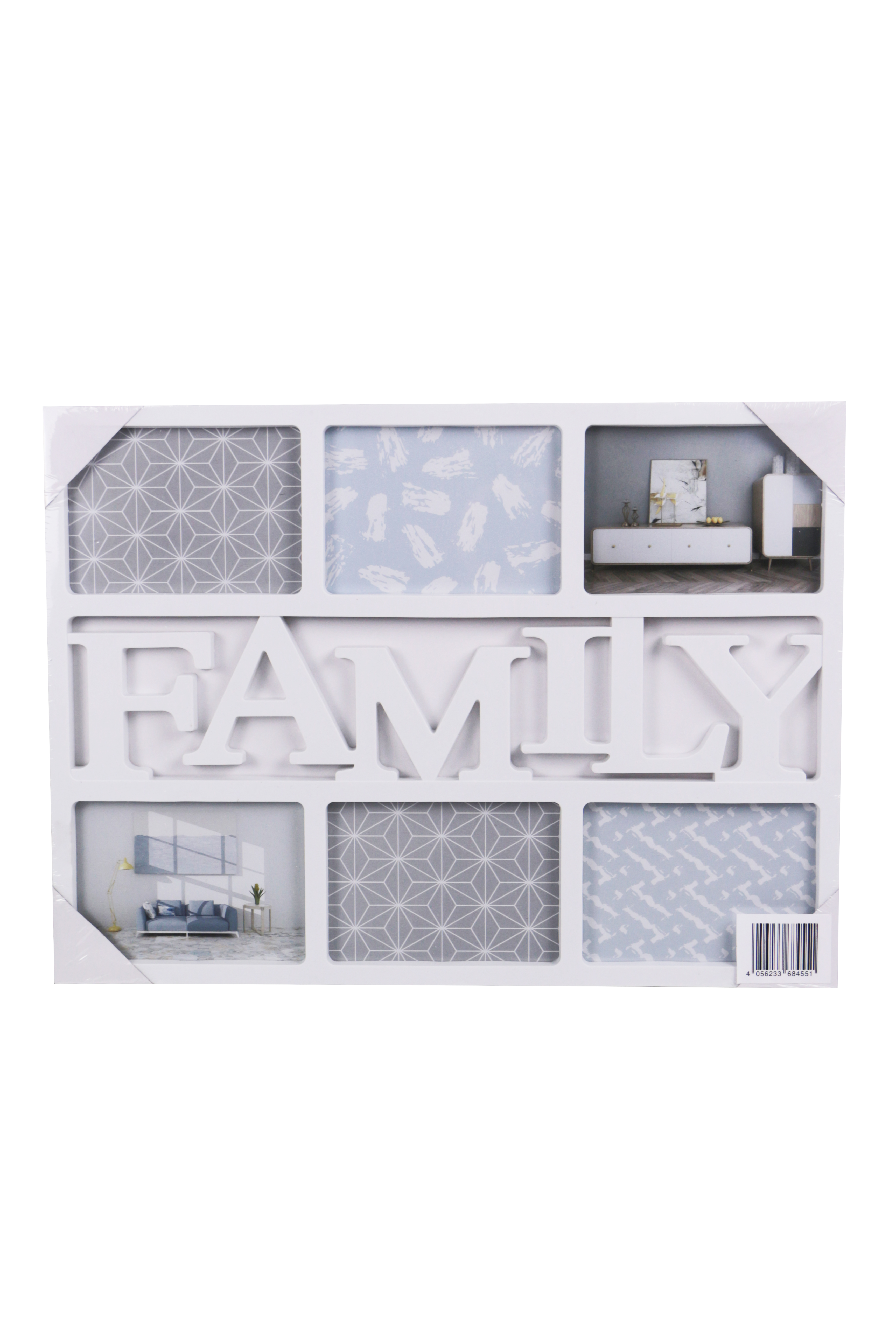 

Фоторамка коллаж на 6 фотографий Family Melinera белый LI-330042