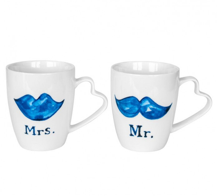 

Набор кружек Keramia Акварель Mr and Mrs 21-272-084 360 мл 2 предмета
