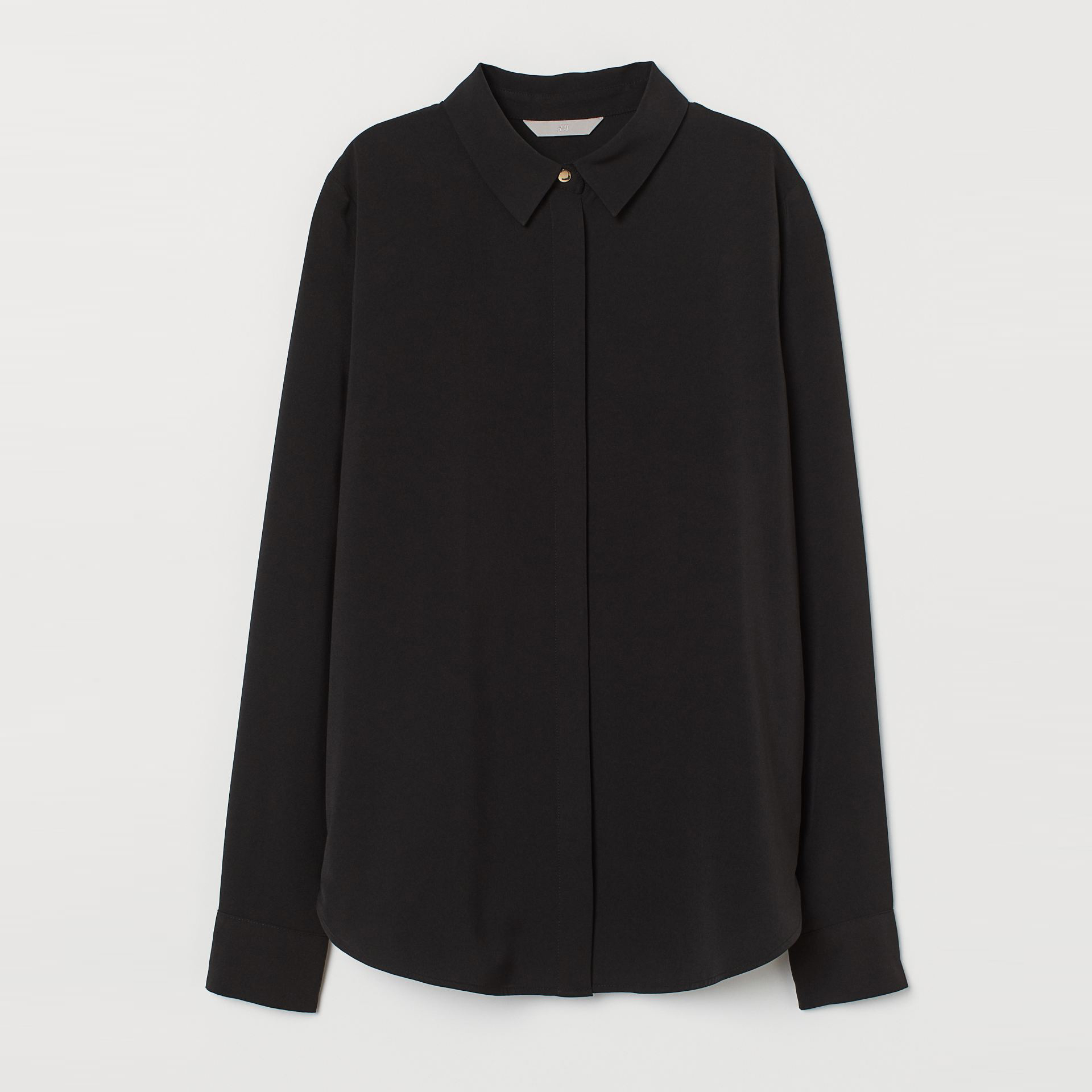 

Рубашка H&M 0308752-4 36 Черная (СА2000001769690)