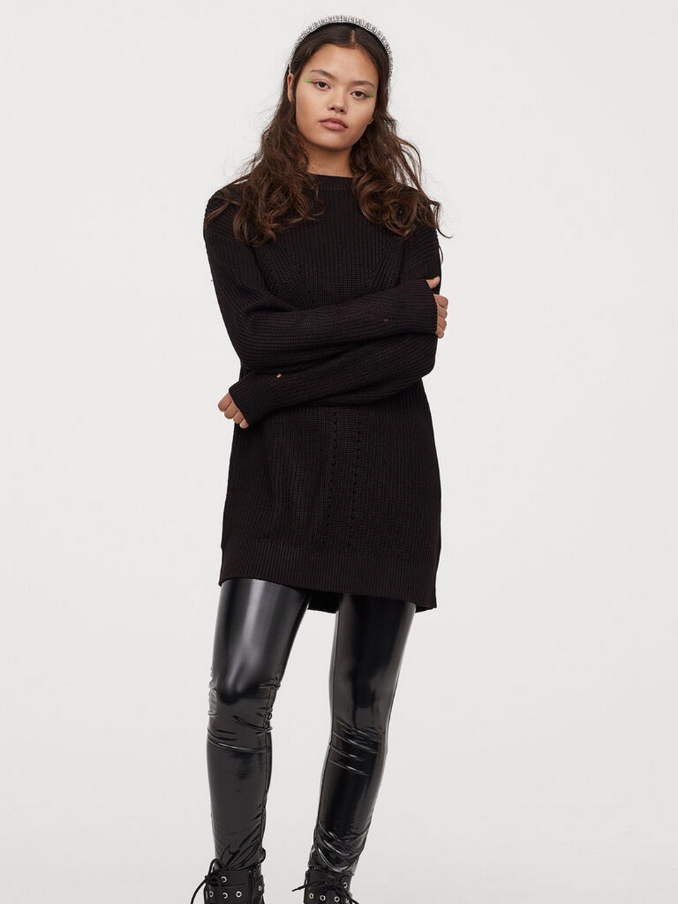 

Свитер H&M 07-0809239-011 XL Черный (СА2000001862520)
