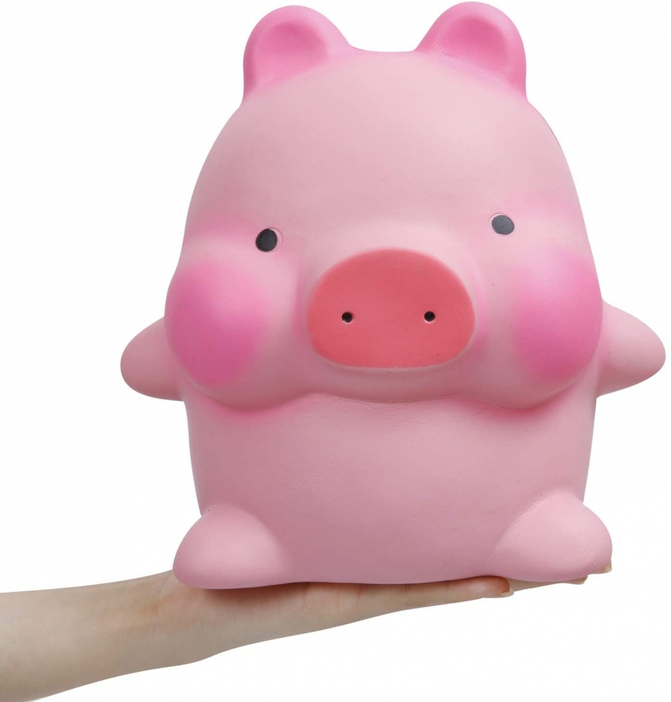 Мягкая игрушка антистресс Сквиши Squishy Розовый Поросенок 20 см купите за ...