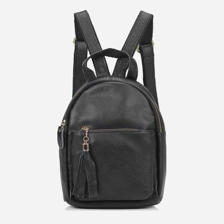 

Женский рюкзак кожаный Riche Nm20-W1899A Черный