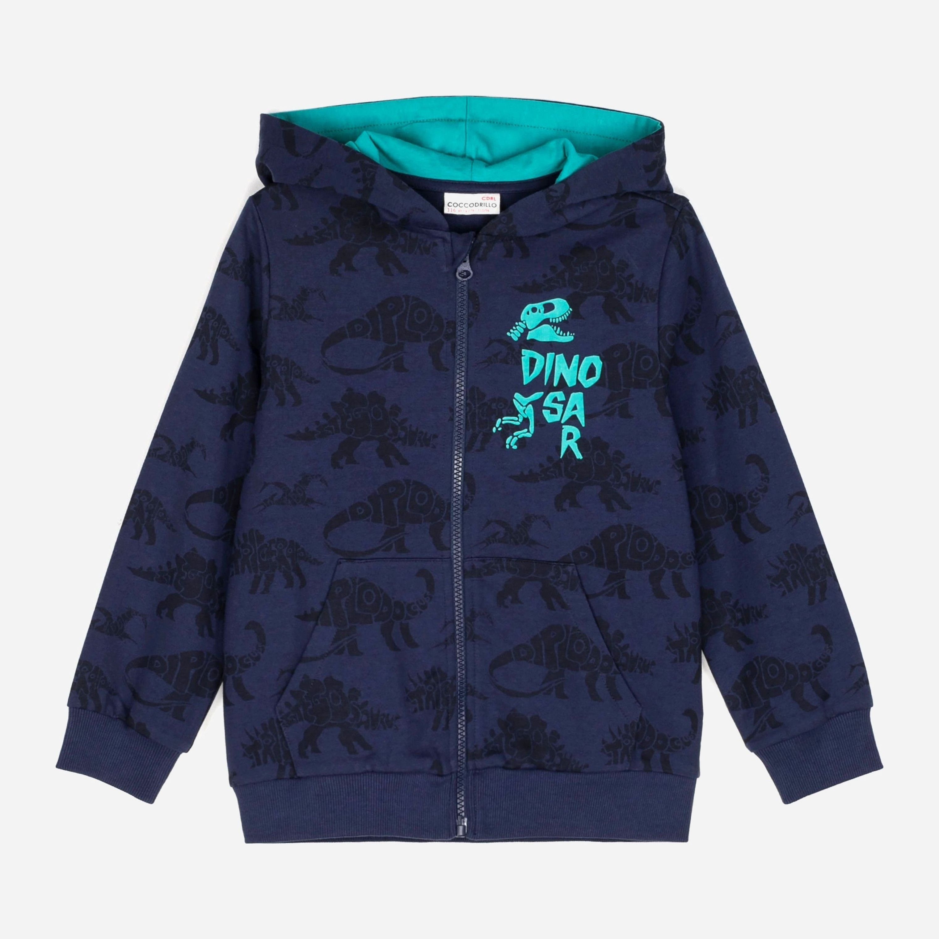 

Толстовка Coccodrillo Dinosaur ZC1132401DIN 104 см Темно-синяя