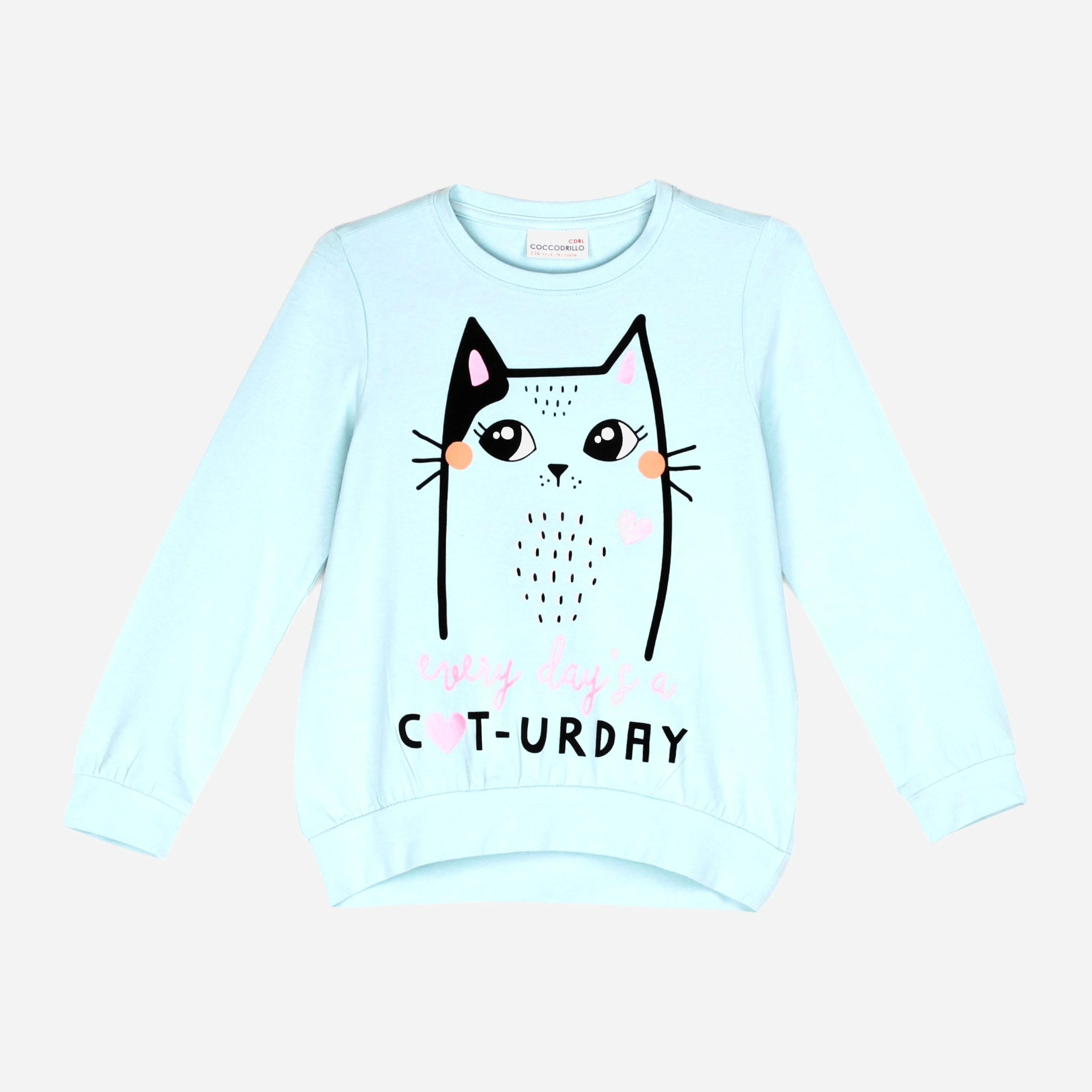 

Свитшот Coccodrillo Meow ZC1143103MEO 98 см Синий