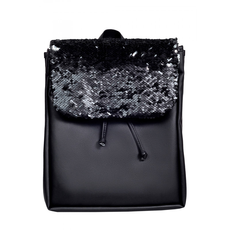 

Рюкзак Loft BZN черный с паетками Sambag