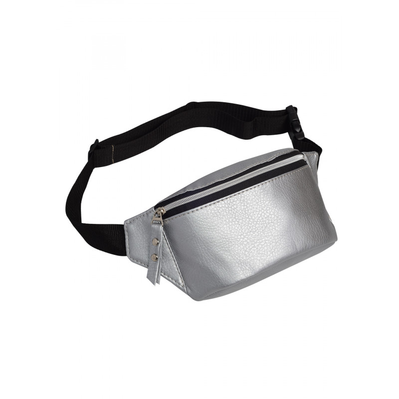 

Сумка на пояс бананка Tirso MESP серебряная Sambag
