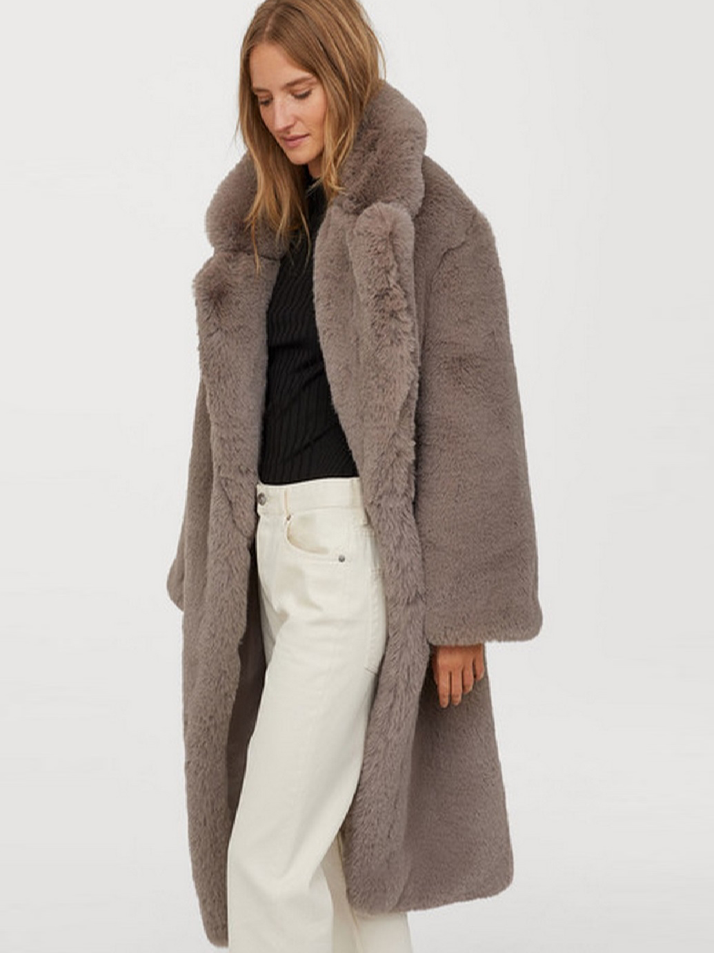 

Эко шуба H&M 05-0792302-022 XS Серая (СА2000001863541)
