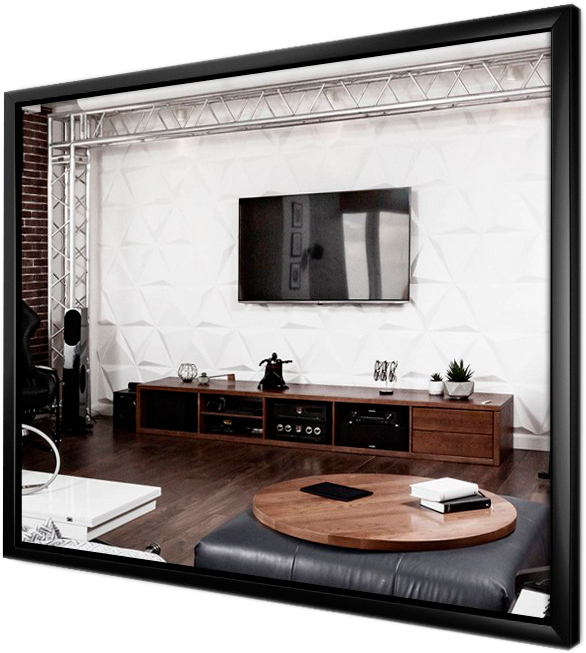 

Зеркало J-MIRROR Alu 001 80х80 Black