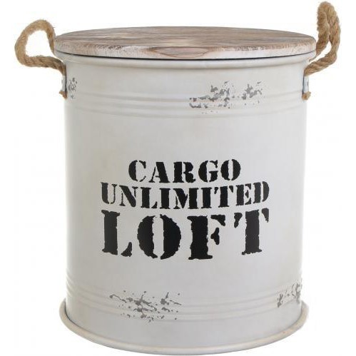 

Бочка декоративная Cargo Loft YA11185L Білий