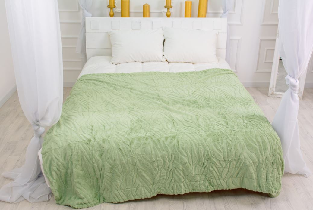 

Плед MirSon 1014 Aurora Mint 200х230 см италия, флис