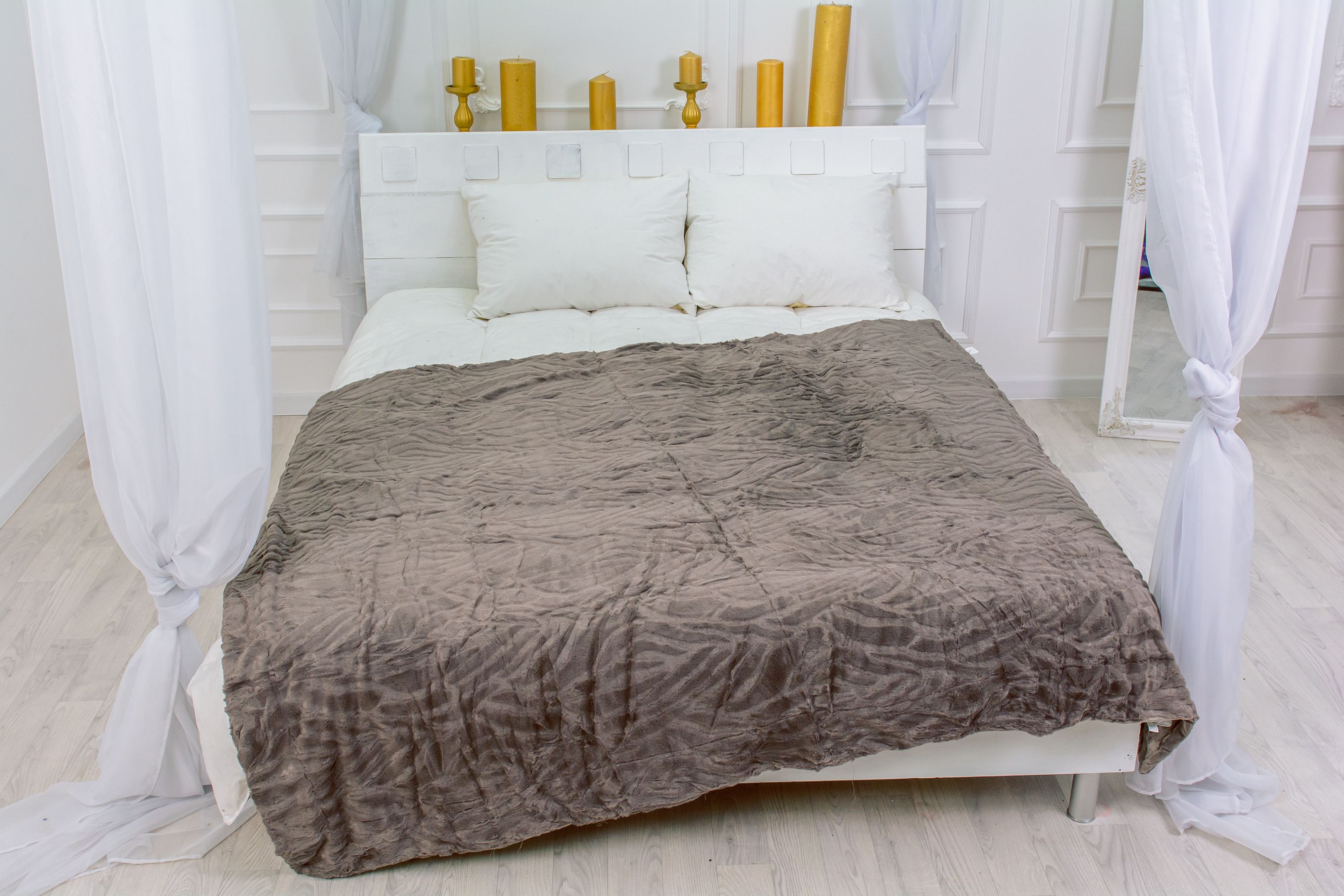 

Плед MirSon 1011 Aurora Graphite 150х200 см италия, флис