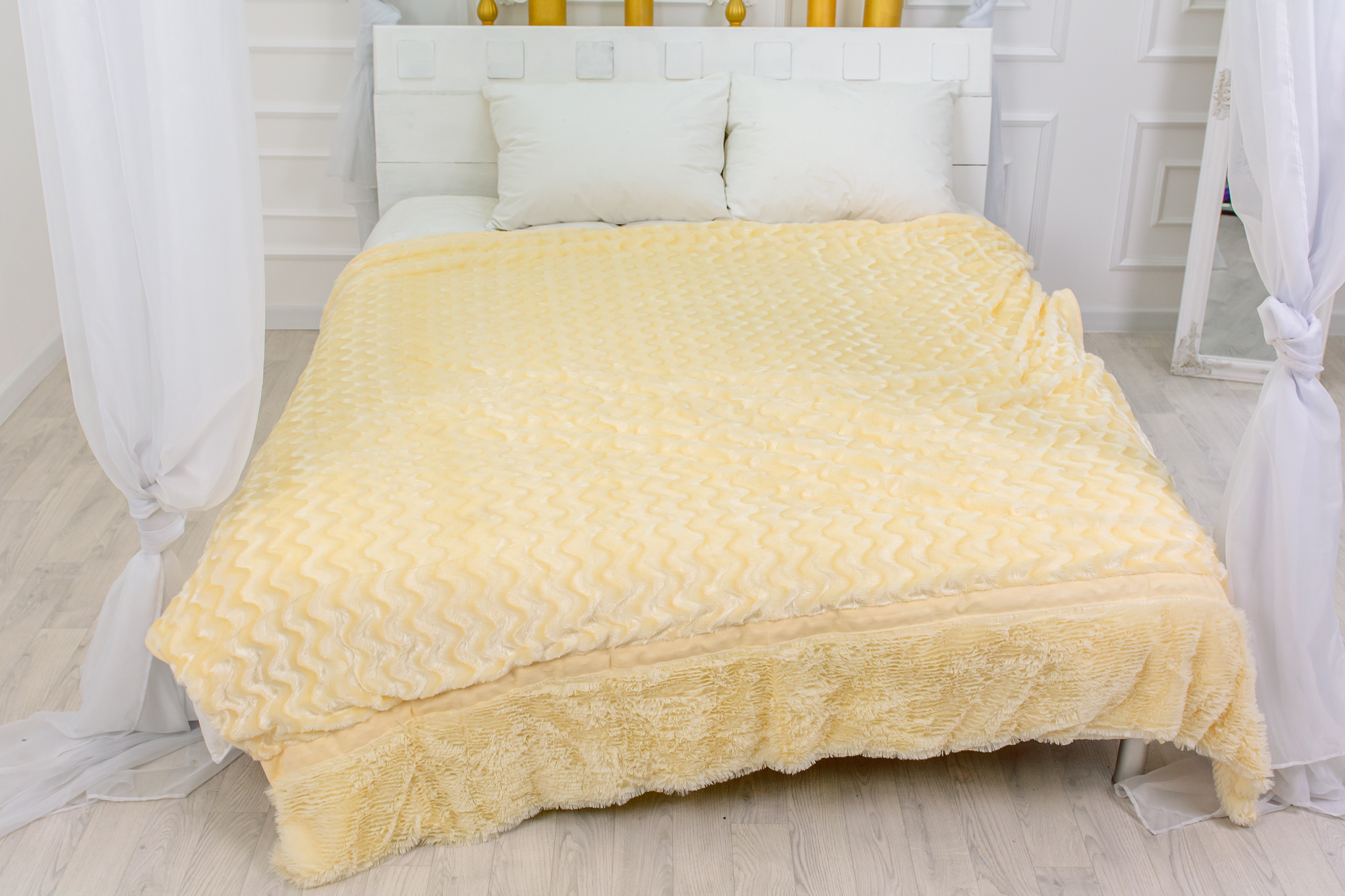 

Плед MirSon 1031 Butterfly Lactic 220х240 см италия, флис