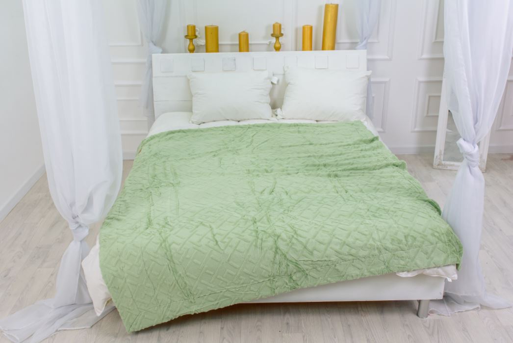 

Плед MirSon 1024 Camellia Mint 200х230 см италия, флис