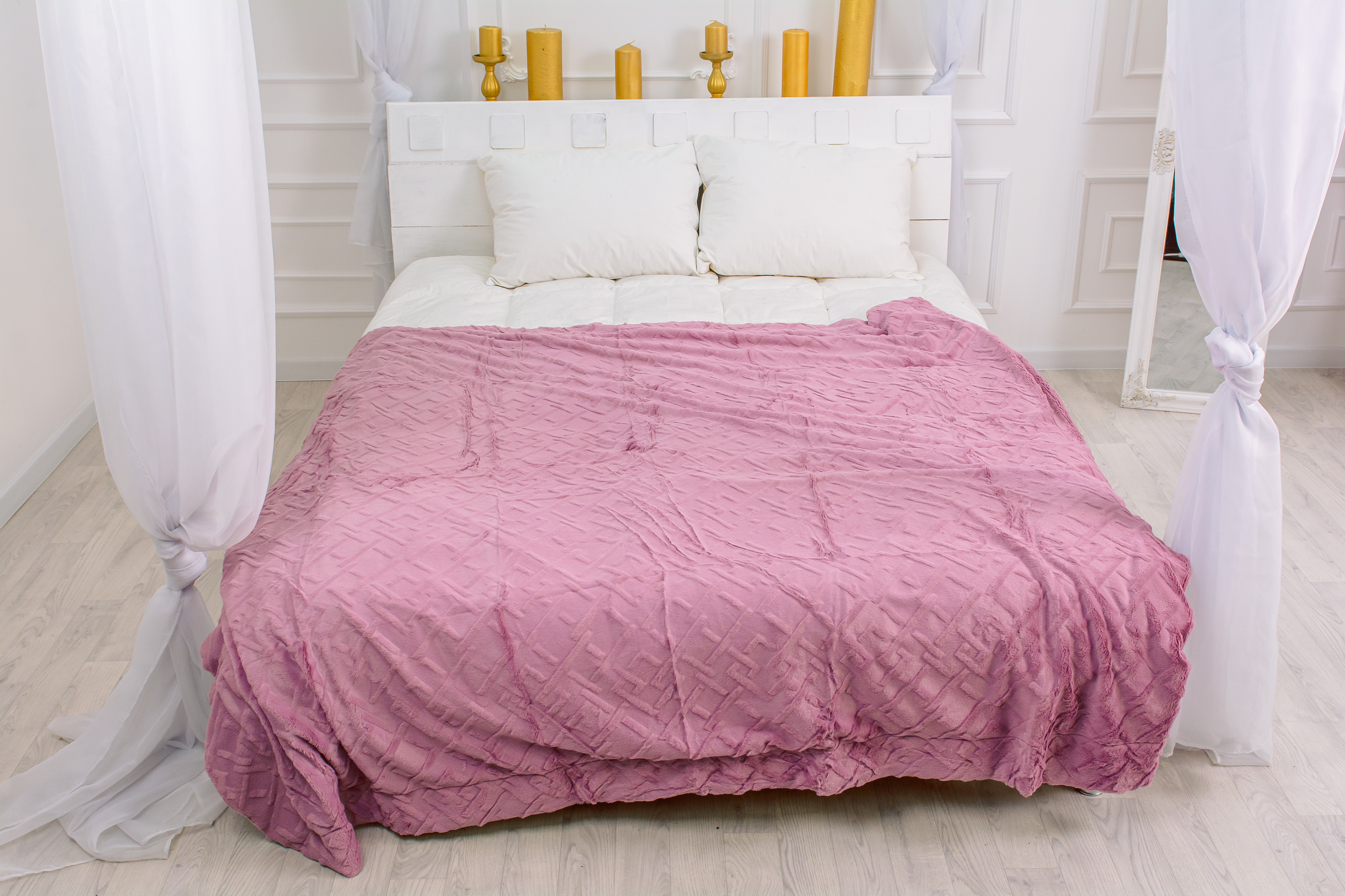 

Плед MirSon 1029 Camellia Lily 200х230 см италия, флис