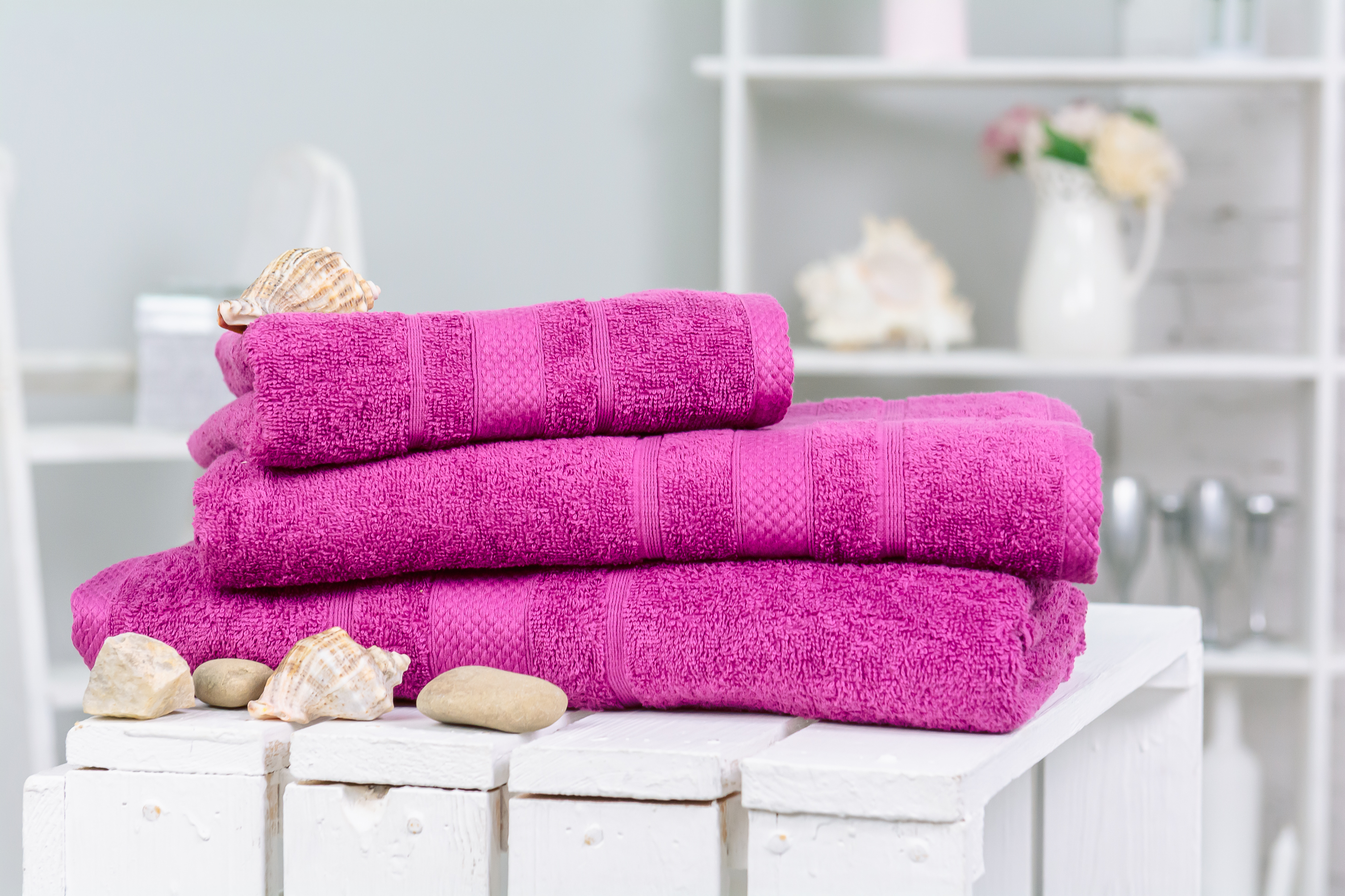 

Набор полотенец MirSon 5011 SoftNes Plum 50x90 см + 70x140 см + 100х150 см - 3 шт Лиловый италия, махра
