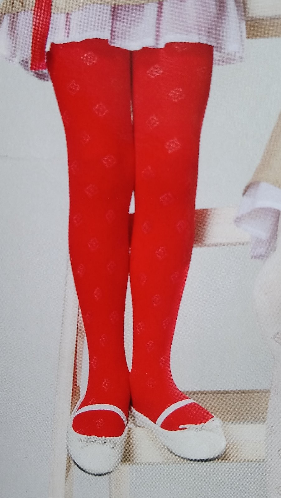 

Колготи дитячі з візерунком та ефектом 3D MOLLY 40 den GABRIELLA р.110-122 (red)
