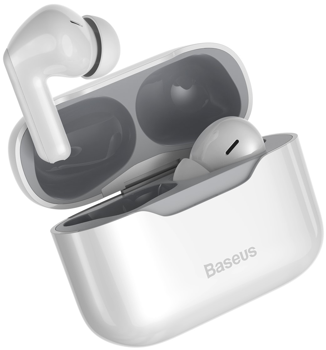 

Беспроводные Bluetooth наушники Baseus Encok SIMU TWS S1 с функцией ANC Белый