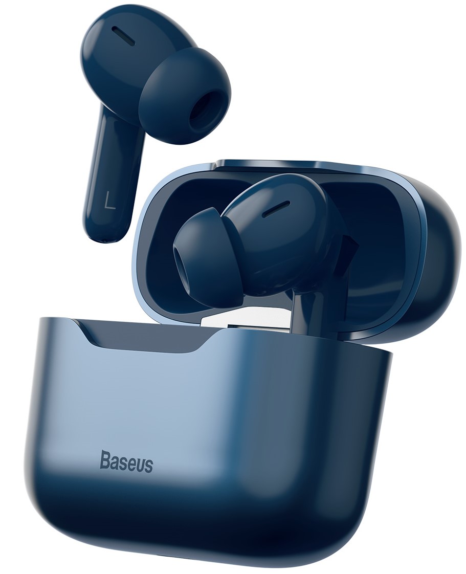 

Беспроводные Bluetooth наушники Baseus Encok SIMU TWS S1 Pro с функциями ANC и беспроводной зарядки Qi Синий