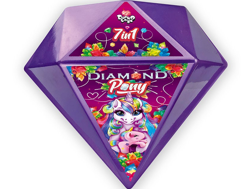 

Подарочный набор для творчества Бриллиант Пони Diamond Pony (укр), Danko Toys (BPS-01-03U)