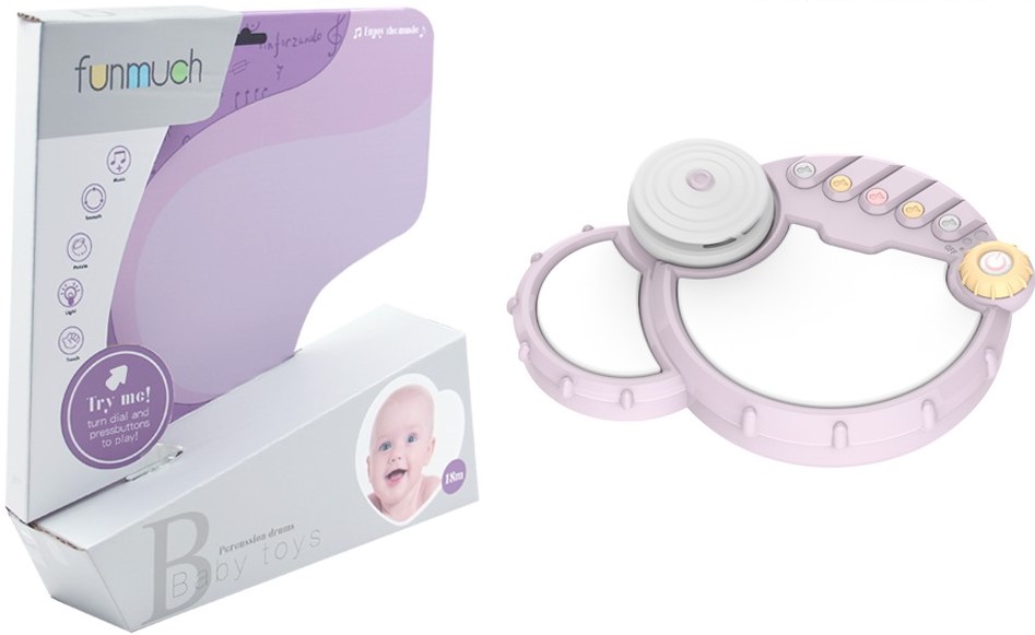 

Музыкальная игрушка Funmuch Барабан со световыми эффектами (TOYSFM777-4)