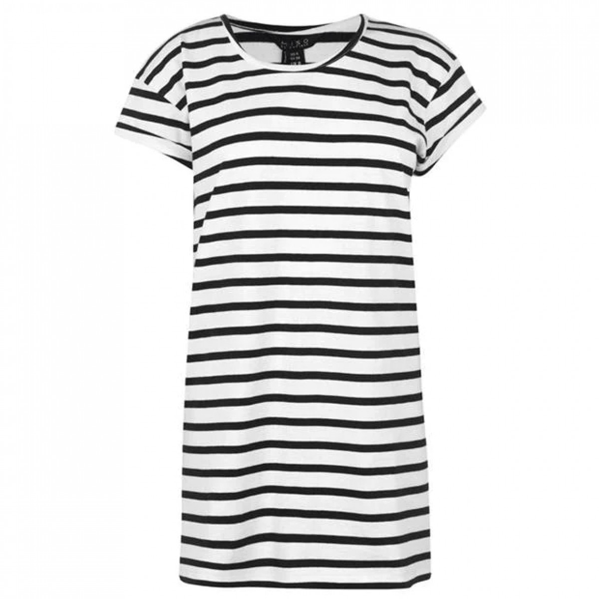 

Футболка Miso Long Length Stripe Boyfriend T-Shirt Wo White/Black, L (48)