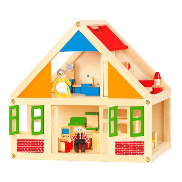 

Деревянный игровой набор Viga Toys Кукольный домик (OPT2_56254) 45 x 9 x 43 см