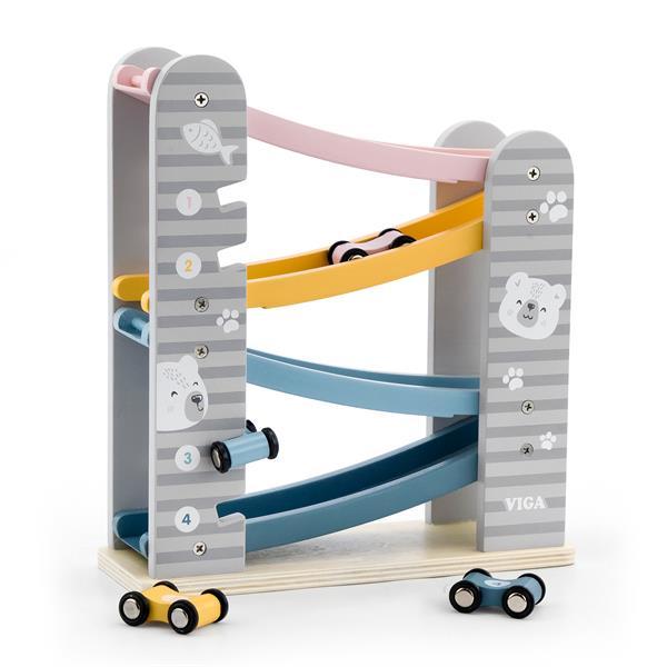 

Деревянный игровой набор Viga Toys PolarB Автотрек (OPT2_44013) 25 x 10 x 28 см