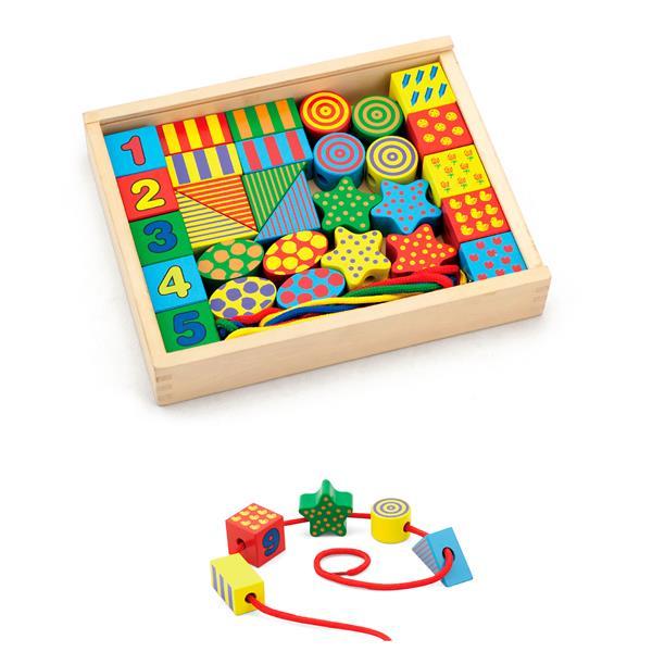 

Деревянная шнуровка Viga Toys Веселые фигурки (OPT2_58505) 25 x 20 x 5 см