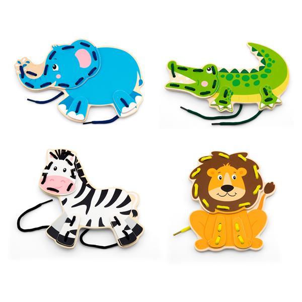 

Деревянная шнуровка Viga Toys Африканские зверята (OPT2_51326) 21 x 5 x 19 см