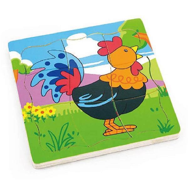 

Деревянный многослойный пазл Viga Toys Петушок (OPT2_50113) 25 x 24 x 3 см