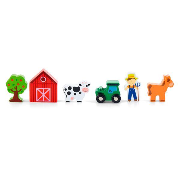 

Набор для железной дороги Viga Toys Ферма (OPT2_50812) 34 x 4 x 8 см